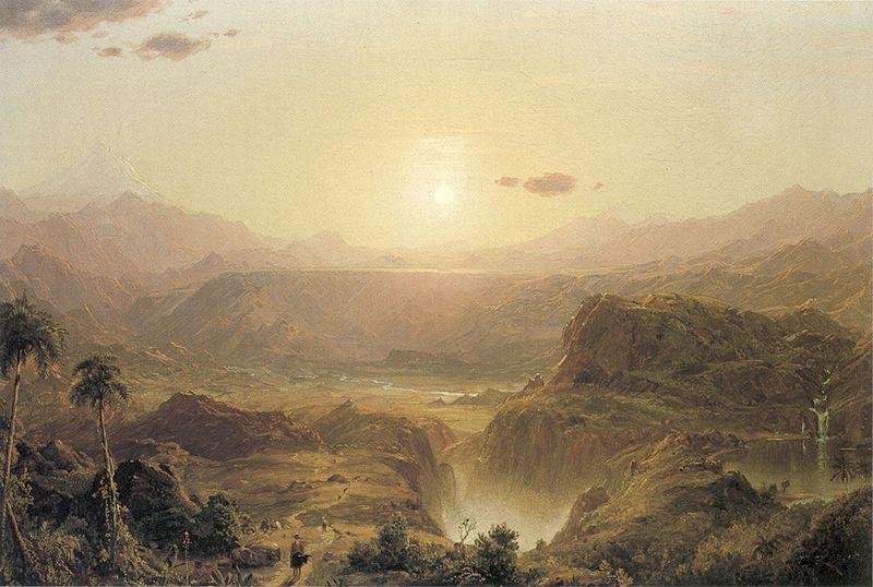 Frederic Edwin Church The Andes of Ecuador Spain oil painting art